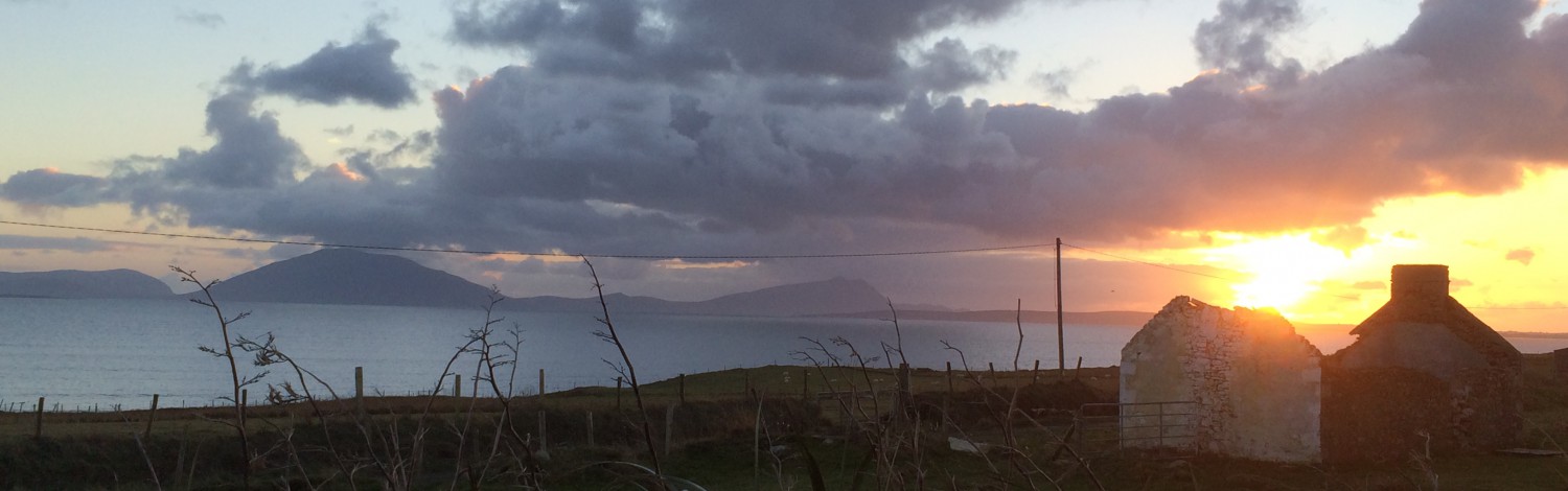 Claggan Island with Achill Island in background